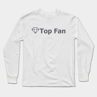 Facebook's Top Fan Badge Long Sleeve T-Shirt